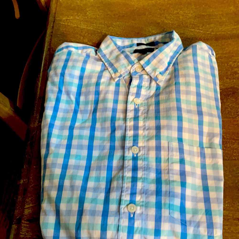 EUC MENS J Crew button down